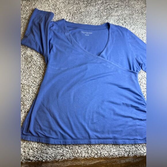 SOFT SURROUNDINGS Petite XL periwinkle top - Picture 1 of 10